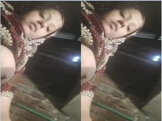 See Bhabhi's naked body as she reveals her tight pussy.