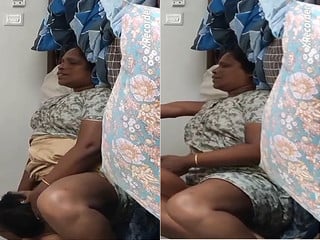 Part 2 of desi aunty's amateur blowjob and fuck session