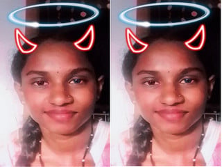 Indian amateur on VC stripping and showing off.