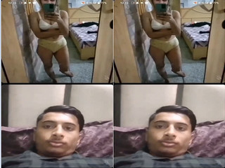 Indian desi girl in vc naked for her lover showing off her body part 1