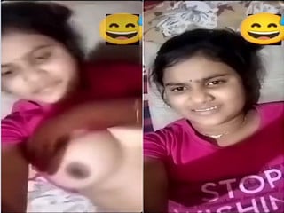 Indian amateur on VC stripping and showing off.