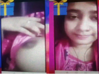 Boobs of desi girl on display for porn