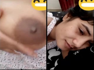 Indian amateur on VC stripping and showing off.