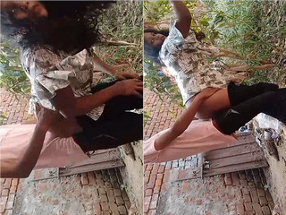 Village slut takes dick in mouth then tight pussy is pounded