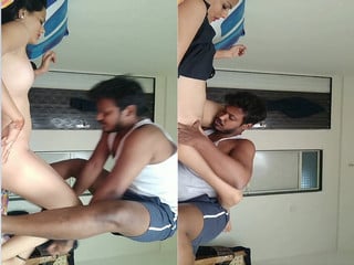 Licking hot desi wife's pussy