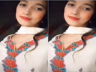 Part two of the desi chick stripping to show off her juicy pussy and big tits