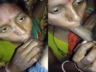Porn: Desi Wife Sucks Dick