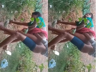 Outdoor desi wife getting pounded by strangers