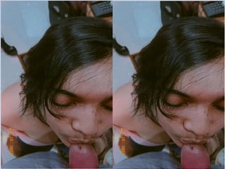 Amateur desi slut giving blowjob