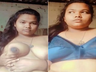 Amateur indian girl in village stripping for sex toys