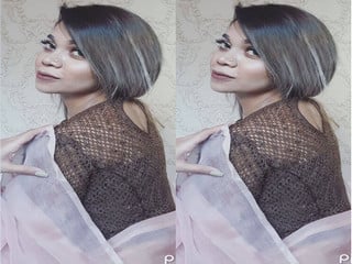Part One: Desi slut strips and shows off naked body.