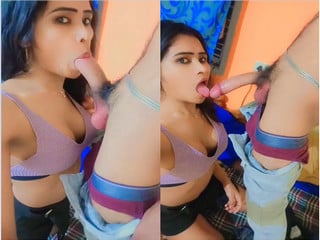Desi amateur bhabhi sucking cock