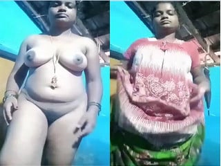 Tamil wife in a naked amateur sex video.
