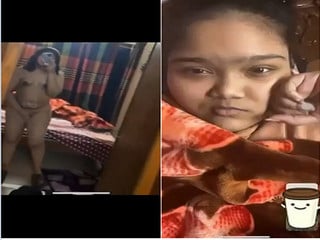 Nude desi girl exposing herself for sex toy use - part one