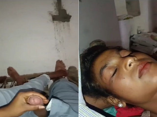 Amateur desi plays with hot cock