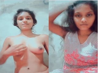 Boobs of desi girl on display for porn