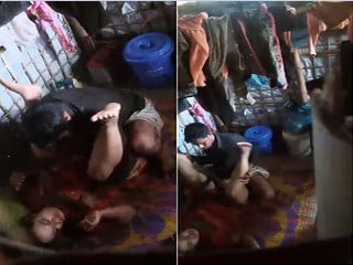Bhabhi gets fucked while caught