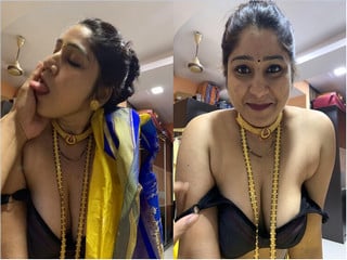 Amateur desi wife pleasure hubby with her mouth before having sex