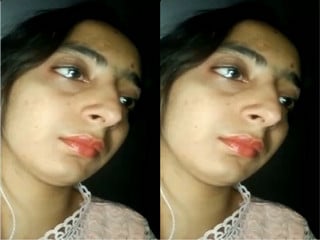 Horny Pakistani girl stripping naked and playing with toys.