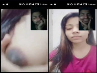 Indian desi chick flashing her tight pussy for a hot VC show.