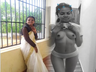 Indian desi chick stripping off showing boobies and snatch in part 1 vid