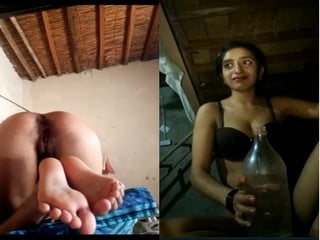 Hot pakistani chick gets wet while stripping solo in the tub