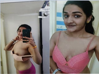 Desi amateur girl strips off to show her horny body while riding a big dick