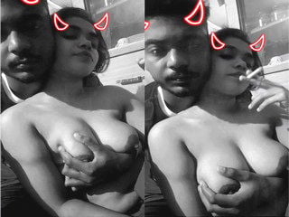 Amateur desi porn with boob squeezing love