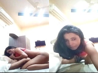 Hotel scene with amateur desi lover Fucking
