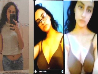 Indian desi girl exposing her breasts online.