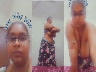 Indian bbw girl showing off for her boyfriend