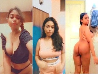Nude desi girl revealing herself on camera - part one