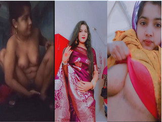 Amateur indian woman fingering
