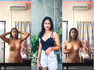 Indian babe in hot nude show