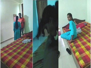 Mallu slut sucks off her horny boyfriend's cock