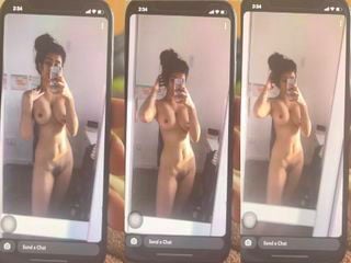 Indian girl's explicit nude show clip