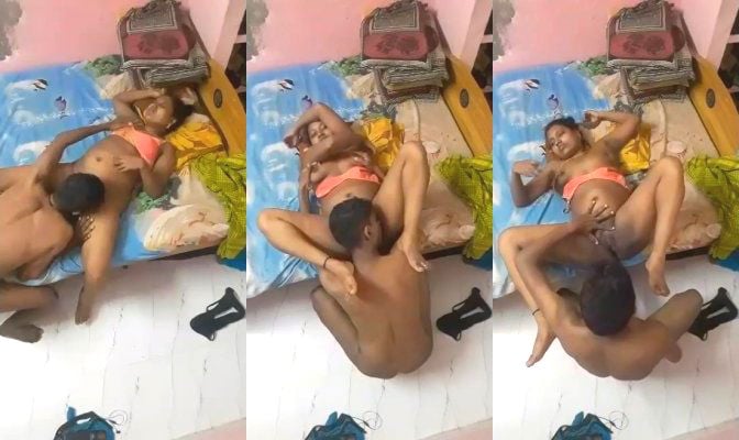 Fucked and licked by horny husband: Desi Tamil porn wife
