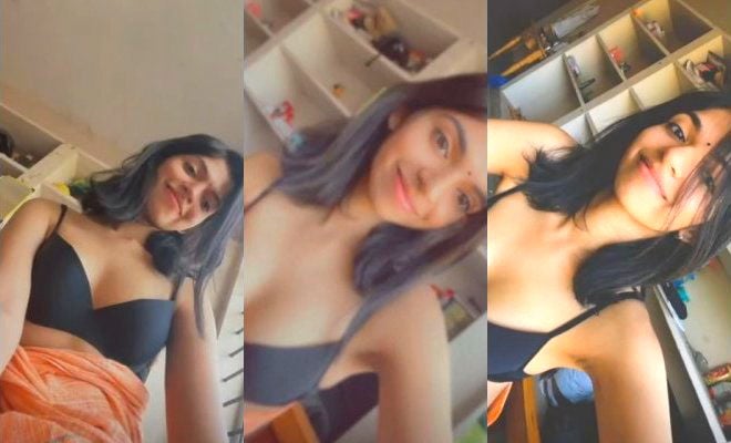 Booby desi babe exposing herself for you