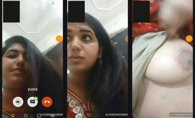 Indian porn girl flashing boobies in vid chat session