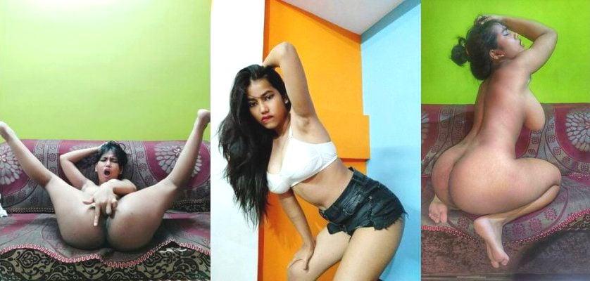 Part 3 sees a horny desi girl nakedly pleasuring herself while revealing all.