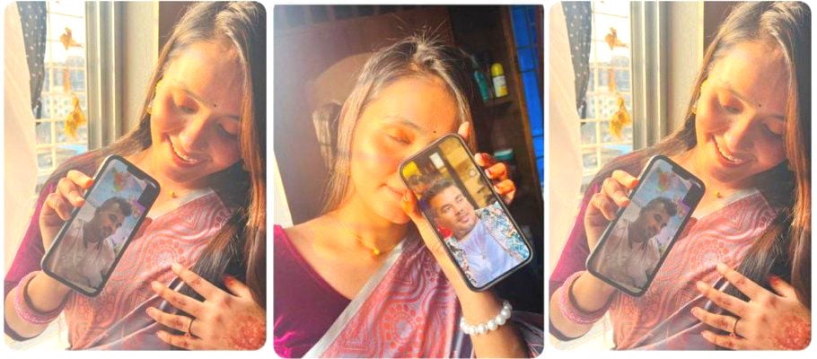 Indian porn star strips live online