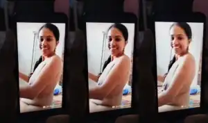 Bhabhi flashing her indian boobies online