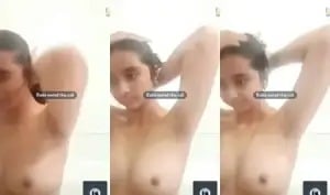 Cute desi indian girl in bath