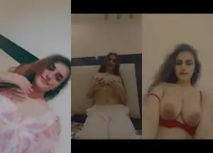 Sexy desi shows off her body parts online