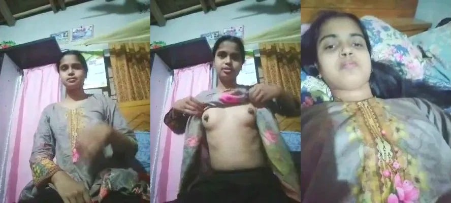 Cute desi village girl strips to reveal her sexy breasts and pussy in this hot clip.