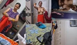 Nude indian aunty caught on camera