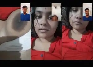 Sexy desi porn: Indian girl flashing breasts