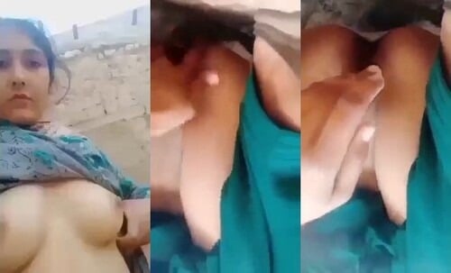 Indian girl strips and proudly displays sexy breasts for you.