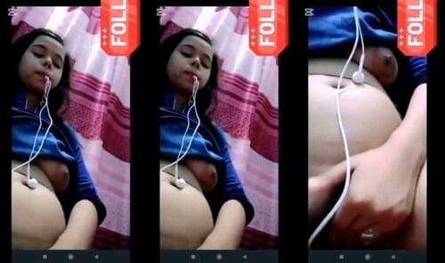 Nude amateur desi chick filming herself for porn.
