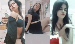 Desi porn: Horny indian girl stripping off in part 4 of fingering series